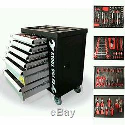 473 Us Pro Tool Chest Box With Tools Trays 6 Drawer Roller Cabinet