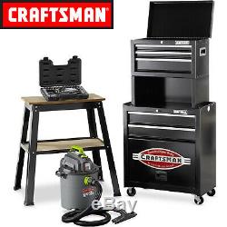 Craftsman 5 Drawer Case Cabinet Garage Storage Auto Tool Box Chest