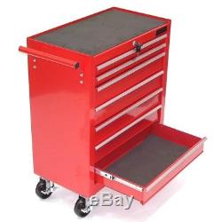 06193 Tool cabinet 7 drawer cart wheel trolley tool chest tray ball bearing