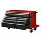 10 Drawer Roller Cabinet Milwaukee Steel Tool Storage Chest Shelf 56 In