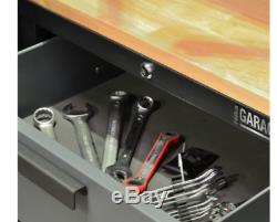 11 Piece Tool Cabinet Set 24 Gauge Professional Workshop Storage Drawers Worktop