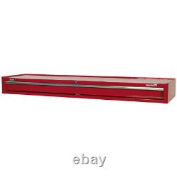 1665 x 440 x 170mm RED 1 Drawer MID-BOX Tool Chest Lockable Storage Unit Cabinet