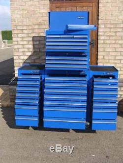 19 US Pro Blue Tools Tool Chest Box drawers! Side roll cabinet FINANCE AVAILABLE