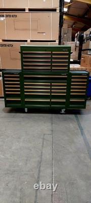 22 US PRO Tools Blue Tool Chest Box Steel Drawers Snap It Up 2 side cabinet 75