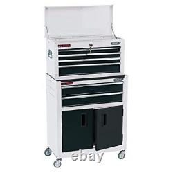 24 Combined Roller Cabinet and Tool Chest (6 Drawer) White