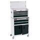 24 Combined Roller Cabinet And Tool Chest (6 Drawer) White
