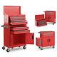 2-in-1 Garage Tool Storage Cabinet 6-drawer Rolling Tool Chest Withwheels & Hooks