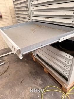 2x Workshop Drawer Cabinet Tool Storage Cabinet 100x70x140 cm