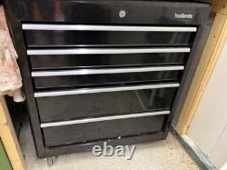 2x halfords tool cabinet \ 5 drawer chest