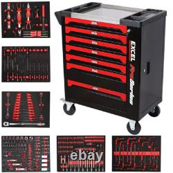 30Tool Chest Roller Cabinet 7 Drawer Includes 249-Pcs Tool Set Lockable Steel 30Tool Chest Roller Cabinet 7 Drawer Includes 249-Pcs Tool Set Lockable Steel