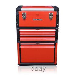 315 US PRO Tools Red Mobile Rolling Chest Trolley Cart cabinet Wheels Tool Box