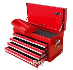 33 US Pro Tools red steel heavy duty Single Top Tool Box Chest cabinet 6 drawers