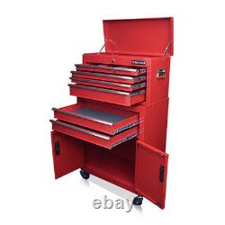 351 Us Pro Tools Gloss Red Tool Chest Box Drawers Mechanics Roller Cabinet