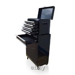 359 Us Pro Gloss Black Tool Chest Box Roller Cabinet Ball Bearing Drawers