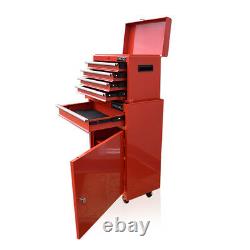 360 Us Pro Red Tool Chest Rollcab Box Roller Cabinet Ball Bearing Drawers