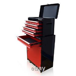 362 Us Pro Black Red Tool Chest Box Roller Cabinet Ball Bearing Drawers