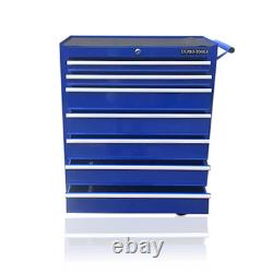 374 Us Pro Blue Tools Affordable Steel Chest Tool Box Roller Cabinet 7 Drawers