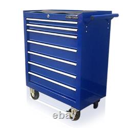 374 Us Pro Blue Tools Affordable Steel Chest Tool Box Roller Cabinet 7 Drawers