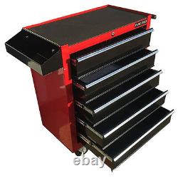 376 Us Pro Red Black Tools Affordable Chest Tool Box Roller Cabinet 5 Drawers