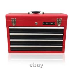 380 US Pro tools Portable Toolbox Tool Chest Box Cabinet Garage 4 drawers