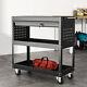 3-tier Heavy Duty Tool Trolley Cart Roller Cabinet Garage Workshop With Drawer