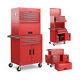 3-in-1 Garage Tool Storage Cabinet 6-drawer Rolling Tool Chest Withwheels & Hooks