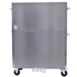 41 Stainless Steel Roller 14 Drawer Work Bench Tool Box Chest Cabinet
