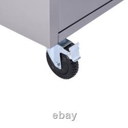 41 Stainless Steel Roller 14 Drawer Work Bench Tool Box Chest Cabinet