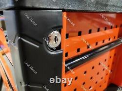4/4 TOOL BOX ROLLER CABINET STEEL CHEST 4 DRAWERS FULL OF TOOLS WIDMANN Deluxe