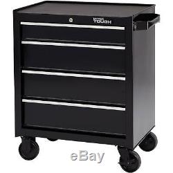 4 Drawer Rolling Tool Chest Metal Cabinet with Ball-Bearing Slides Tools Storage