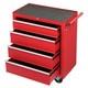 4-drawer Tool Chest Heavy Duty Cart Rolling Tool Box On Wheels, For Garage Red
