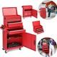 4-drawer Tool Chest With Wheels & Lock Tool Box With Large Storage Cabinet Uk