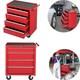 4 Drawers Roller Tool Cabinet Storage Chest Box Garage Workshop Suit For Garage