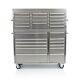 54 Stainless Steel 26 Drawer Tool Chest And Roller Cabinet