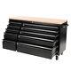 55inch 10drawer Moving Tool Chest Storage Lockable Tool Cabinet Garage Workbench
