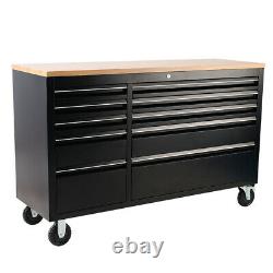 55 72 HEAVY DUTY TOOLS CABINET DRAWERS CHEST TOOL BOX WORKSHOP With ROLL WHEELS