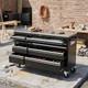 55 Heavy Duty Work Bench 10 Drawers Tool Box Chest Roller Cabinet Workbench Uk