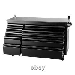 55 Heavy Duty Work Bench 10 Drawers Tool Box Chest Roller Cabinet Workbench UK