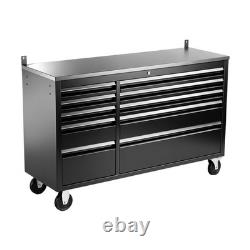 55 Heavy Duty Work Bench 10 Drawers Tool Box Chest Roller Cabinet Workbench UK