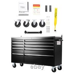 55 Heavy Duty Work Bench 10 Drawers Tool Box Chest Roller Cabinet Workbench UK