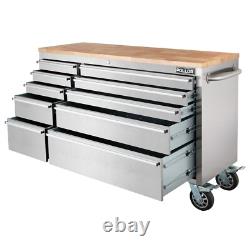 55 Inch Tool Box Chest Garage Cabinet Stainless Steel Silver 55 Inch Tool Box Chest Garage Cabinet Stainless Steel Silver