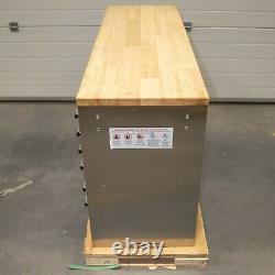 55 Stainless Steel 10 Drawer Work Bench Tool Box Chest Cabinet 0621-0627