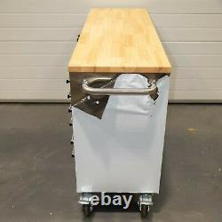 55 Stainless Steel 10 Drawer Work Bench Tool Box Chest Cabinet 5171-5176