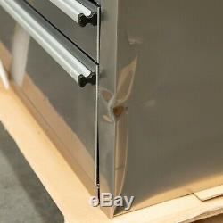 55 Stainless Steel 10 Drawer Work Bench Tool Box Chest Cabinet 9833-9839