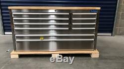 55 Stainless Steel 10 Drawer Work Bench Tool Box Chest Cabinet -LM91
