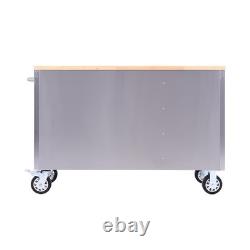 55 Stainless Steel Workbench Tool Chest (10 Drawer)