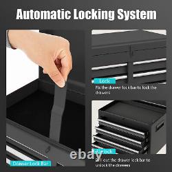 5-Drawer Rolling Tool Chest Organizer High Capacity Tool Storage Cabinet Box