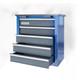5-drawer Tool Chest, Tool Cabinet On Wheels With Keyed Locking System And Drawer