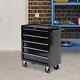 5 Drawers Rolling Steel Tool Storage Cabinet Metal Tools Chest Garage 2 Keys