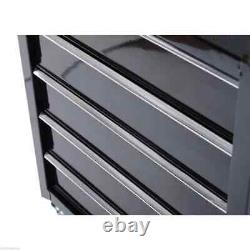 5 Drawers Rolling Steel Tool Storage Cabinet Metal tools Chest Garage 2 Keys